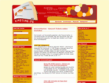 Tablet Screenshot of kartine.de